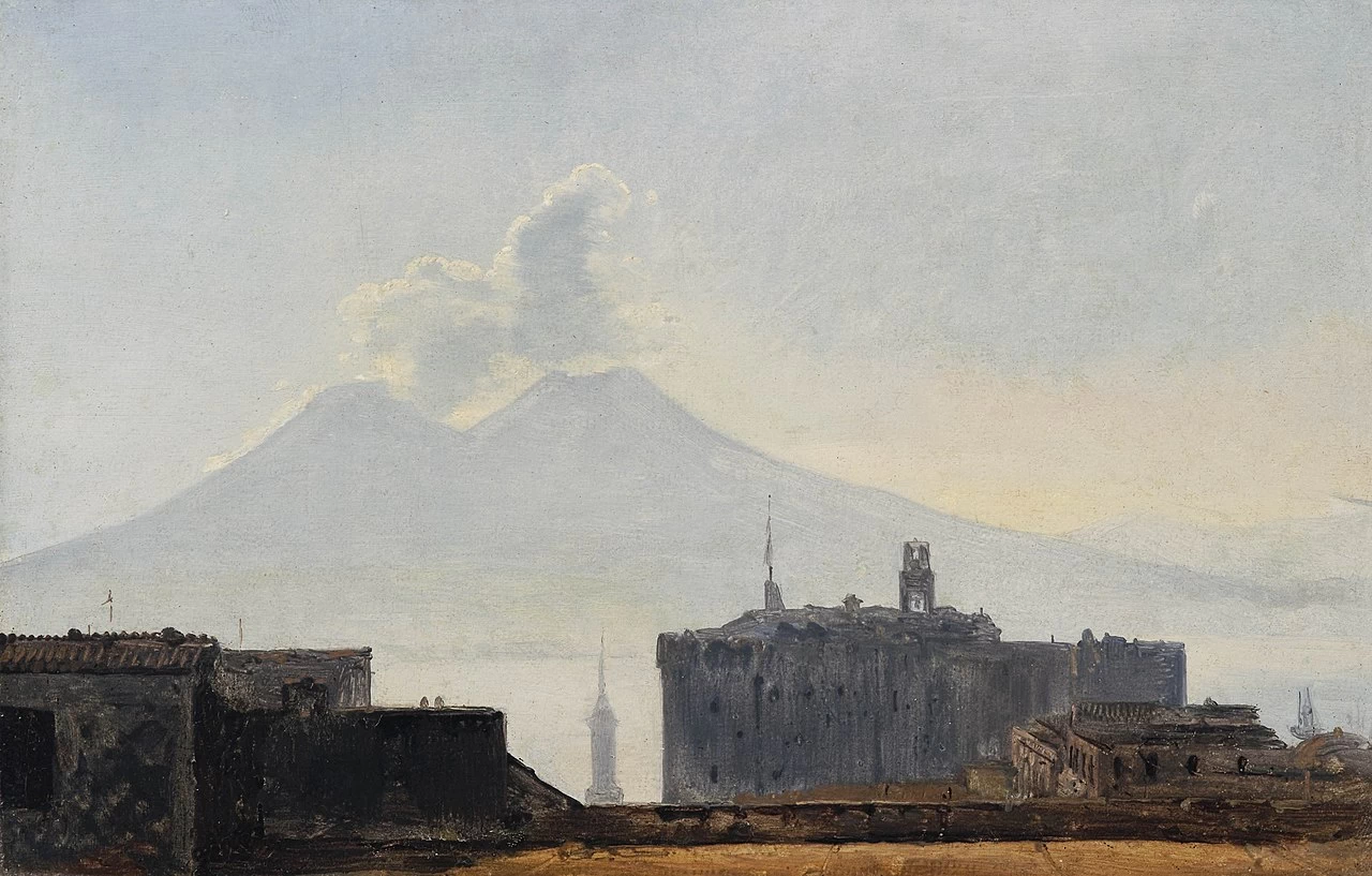 Veduta di Napoli con il Vesuvio - Fondation Custodia, Parigi